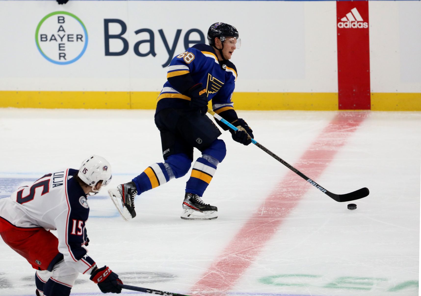 Columbus Blue Jackets vs the St. Louis Blues, pre-season